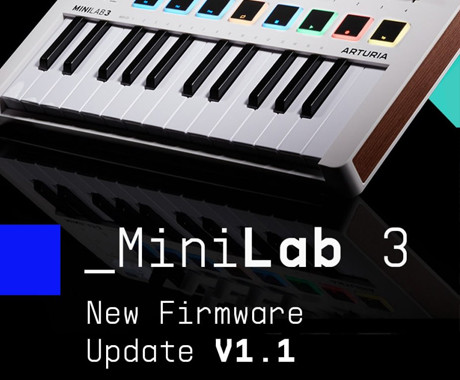 Arturia представила прошивку Minilab 3 v1.1